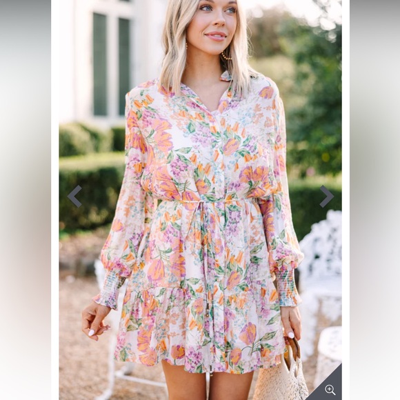 Fate Dresses & Skirts - Fate: With Love Orange Floral Dress size M